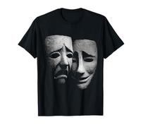 Drama Comedy Tragedy Theatre Happy Sad Mask T-Shirt
