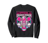 Drama Donor Y2K Nostalgia Flip Phone Retro Diva Sweatshirt