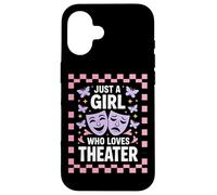 Drama Enthusiast Just A Girl Who Loves Theater Acting Masks Case for iPhone 16