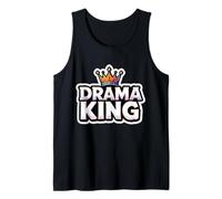 Drama King Theater Class Actor Theatre Mens Boys Funny Tank Top