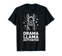 Drama Llama Activated Funny Quote Humor T-Shirt