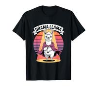 Drama Llama Spotlight Tears Humor Fun T-Shirt