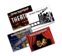 Drama Praise Postcards - 4 Colourful Designs - Parent Communication Cards - FSC Approved 300gsm Card - Blank Reverse for Custom Messages (Multiple Pack Sizes) - A6 SIZE