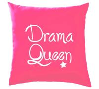 Drama Queen - Cushion/Pillow (with Insert) - 41 x 41cm (16)" - Pink - One Size