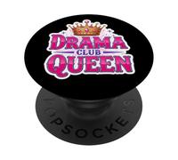 Drama Queen Theater Club Actress Theatre Class Girls Funny PopSockets Adhesive PopGrip