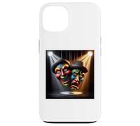 Drama Theater Masks Comedy and Tragedy Case for iPhone 13