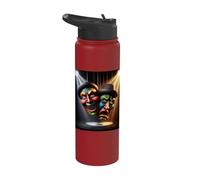 Drama Theater Masks Comedy and Tragedy Stainless Steel Insulated Water Bottle