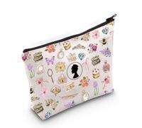 Drama TV Show Inspired Zipper Pouch Regency TV Show Fans Gift Toiletry Travel Bag Lady Merchandise (MB, Lady Tea Bag-PY1)