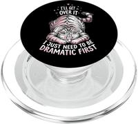 Dramatic Cat I'll Get Over It Funny Sarcastic Humor PopSockets PopGrip for MagSafe