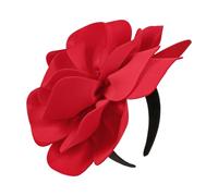 Dramatic Cloth Floral Headpiece Women's Comfortable Hairband Theatrical Performances Special Event Stylish Hair Ornament Luxury Party Hair Accessories