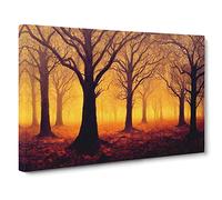 Dramatic Forest Canvas Print | Gallery Wrapped 30mm Frame Wall Art | 30x20 inches | Ready to Hang | Modern Landscape Picture | Living Room Bedroom Lounge Office