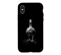 Dramatic Goose Portrait Moody Farm Bird Lover Case for iPhone X/XS