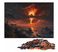 Dramatic Landscape with River and Moon Jigsaw Puzzle, 1000 Pieces | Birthday gift for jigsaw fans with solo or shared puzzle time at your own pace.