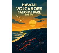 Dramatic Sunset Landscape Poster For Hawaii Volcanoes National Park_result - A4 Travel City Poster Wall Art Home Decor Art Print Featuring Urban Landmarks and Global Views for Stylish Interior Display