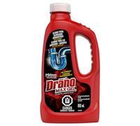 Drano Max Gel Drain Clog Remover and Cleaner for Shower or Sink Drains, Unclogs and Removes Hair, Soap Scum and Blockages, 900mL