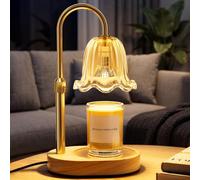 Draome Candle Warmer Lamp - Dimmable & Timer, Height Adjustable Flameless Candle Lamp with 2 Bulbs for Jar Yankee Candles, Flower Lamp Gifts for Women's Birthday, Anniversary, New Home Decor Gifts