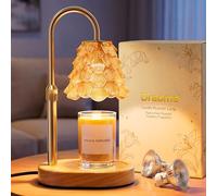 Draome Candle Warmer Lamp Gifts for Women Birthday - Dimmable & Timer, Height Adjustable Flameless Candle Lamp with 2 Bulbs, New Home Bedroom Decor Gifts for Mom and Friends