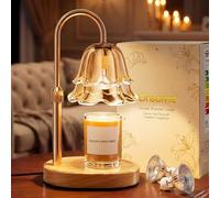 Draome Candle Warmer Lamp Gifts for Women Birthday - Dimmable & Timer, Height Adjustable Flameless Candle Lamp with 2 Bulbs, New Home Bedroom Decor Gifts for Mom and Friends