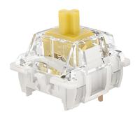 DRAOZA Gateron G Yellow Pro 3.0 3-Pin Switch Pre-lubed RGB Yellow Red Brown for MX Mechanical Keyboard (72 Pieces 3 Pin Yellow)