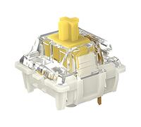 DRAOZA Gateron Yellow Pro 2.0 Switch 3-Pin Pre-Lubricated RGB SMD Linear Yellow/Red Brown Switch for MX Game Machine Keyboard (72 Pieces Yellow)