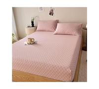 Drap-housse 100 % coton avec couvre-lit élastique tout autour, tissage en satin doux et soyeux, housse de matelas King size, convient aux matelas jusqu'à 27,9 cm (couleur : J, taille : Twin-XL)