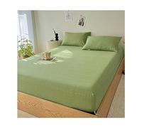 Drap-housse 100 % coton avec couvre-lit élastique tout autour, tissage en satin doux et soyeux, housse de matelas King size, convient aux matelas jusqu'à 27,9 cm (couleur : J, taille : Twin-XL)