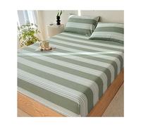 Drap-housse 100 % coton avec couvre-lit élastique tout autour, tissage en satin doux et soyeux, housse de matelas King size, convient aux matelas jusqu'à 27,9 cm (couleur : J, taille : Twin-XL)