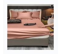 Drap-housse Twin-XL 100 % coton double brossé, ultra doux, infroissable, résistant à la décoloration, bon ajustement pour les draps de dessous de matelas de 17,8 cm de profondeur (couleur : F, taille