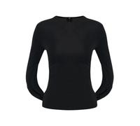 Drape Back Long Sleeve Top - female - Alexander Wang - Blouses - Black - M - Blouses & Shirts M