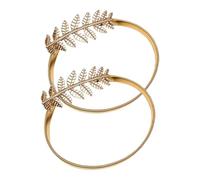 Drape Holdbacks, Tie Back Drape Leaves, Spring Buckles, 2 Piece No Drill Engraved Twist Rope for Gazebo, Bathroom, Living Room, Classroom, Beach House Decoration, 13 inches