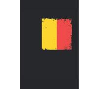 Drapeau belge: Drapeau de la Belgique. Cahier de football, planificateur ou journal pour le joueur de football amateur.