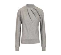 Draped Jumper in Wool - female - Givenchy - Turtlenecks - Gray - M - Knitwear M