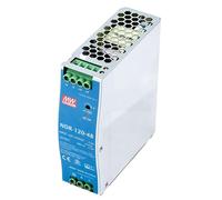 DrapeMania NDR-120-48 DIN Rail Power Supply 48V 2.5A 120W, Slim Single Output, 90-264VAC, UL508, for Industrial Automation, Control Systems