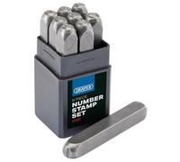 Draper 0-9 Number Stamp Set 3/16" - 37337