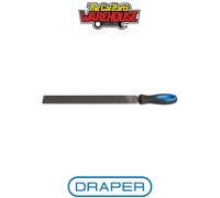 Draper Soft Grip Engineers Hand File and Handle, 300mm