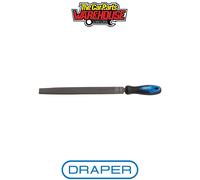 Draper 00011 Soft Grip Engineers Half Round File and Handle 300mm