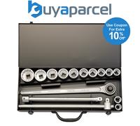 Draper 00369 Imperial Socket Set, 3/4" Sq. Dr. (15 Piece)