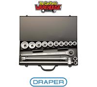 Draper 00369 Imperial Socket Set 3/4" Sq Dr (15 Piece)