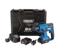 D20 20V Brushless SDS+ Rotary Hammer Drill with 2 x 2Ah Batteries and Charger