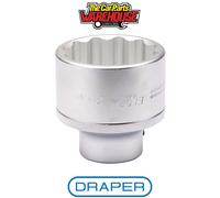 Draper 00666 Elora Bi-Hexagon Socket, 2.1/4" 3/4" Sq. Dr.