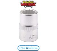 Draper 00690 Elora Bi-Hexagon Socket 3/4" Sq Dr 21mm
