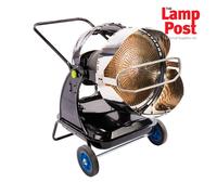 Draper Infra-Red Diesel Heater - 34KW, 124KBTU