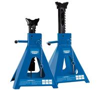 Draper 01815 Pair of Pneumatic Rise Ratcheting Axle Stands (10 Tonne)