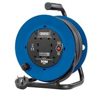 Draper 02120 230V Four Socket Industrial Cable Reel (50M)