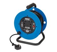 Draper 02121 230V Four Socket Industrial Cable Reel, 25m