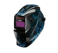 Draper 02514 Auto-Darkening Welding Helmet, Blue Skull