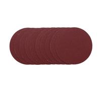 Draper Unpunched Hook and Loop Sanding Discs 125mm 125mm 120g Pack of 10