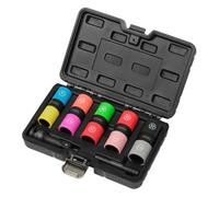 Draper 02744 Double Ended Wheel Nut Socket Set, 1/2" Sq. Dr. (7 Piece)