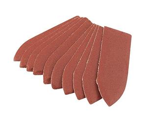 Draper 02928 Ten 240 Grit Hook and Loop Finger Sander Sheets (67 x 67 x 22mm)