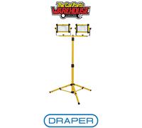 Draper 03201 110V SMD LED Tripod Site Light 2 x 20W 4400 Lumens - ...